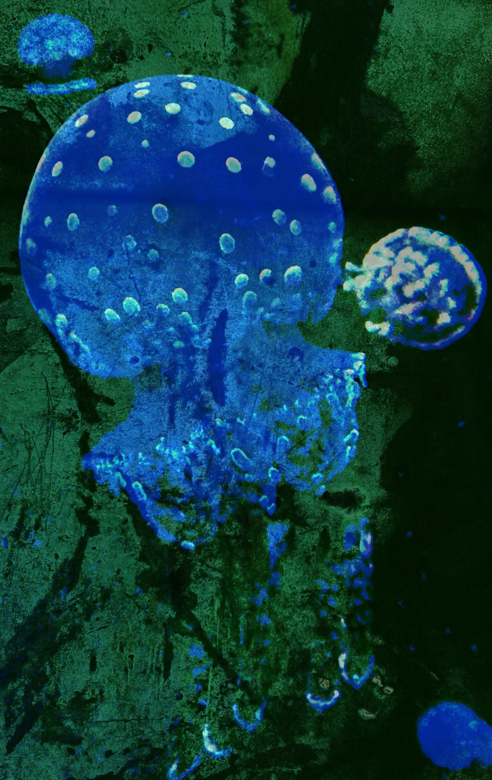Long time ago, when the Münsterland was an ocean, a jellyfish swam by the portal of St. Paulus